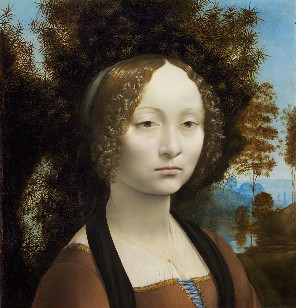 Leonardo da Vinci, 'Genevra de’ Benci'